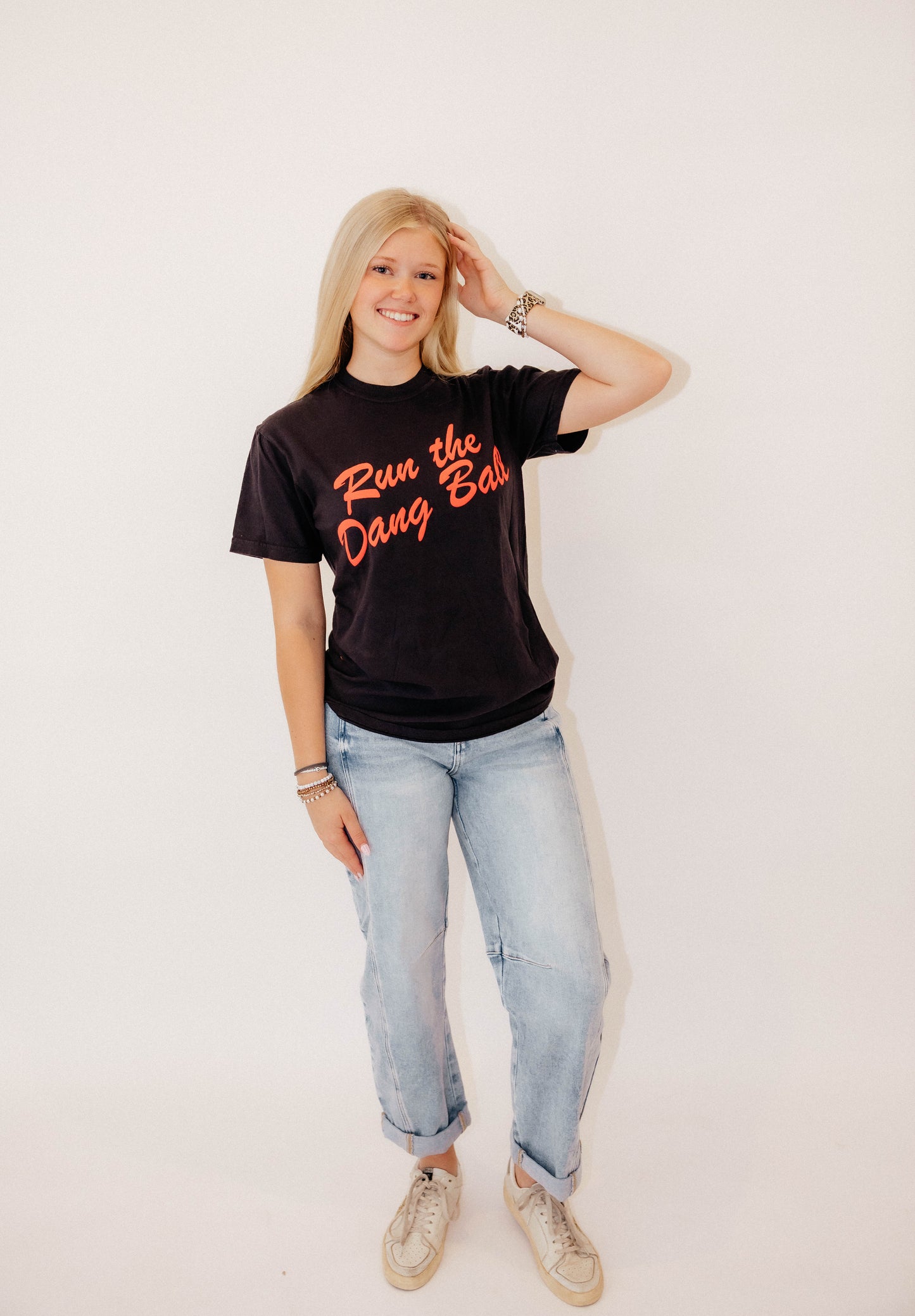 run the dang ball tee