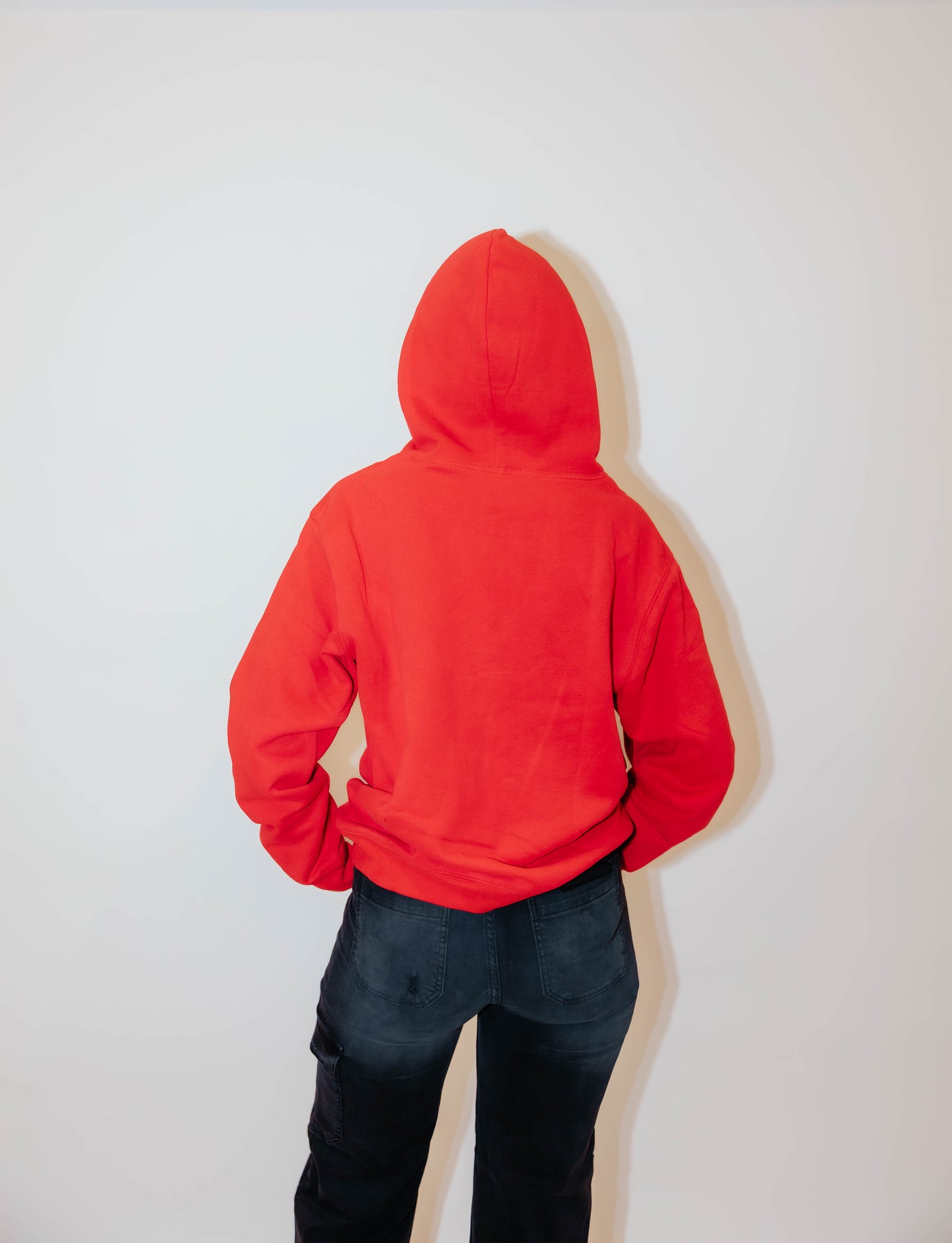 classic red hoodie