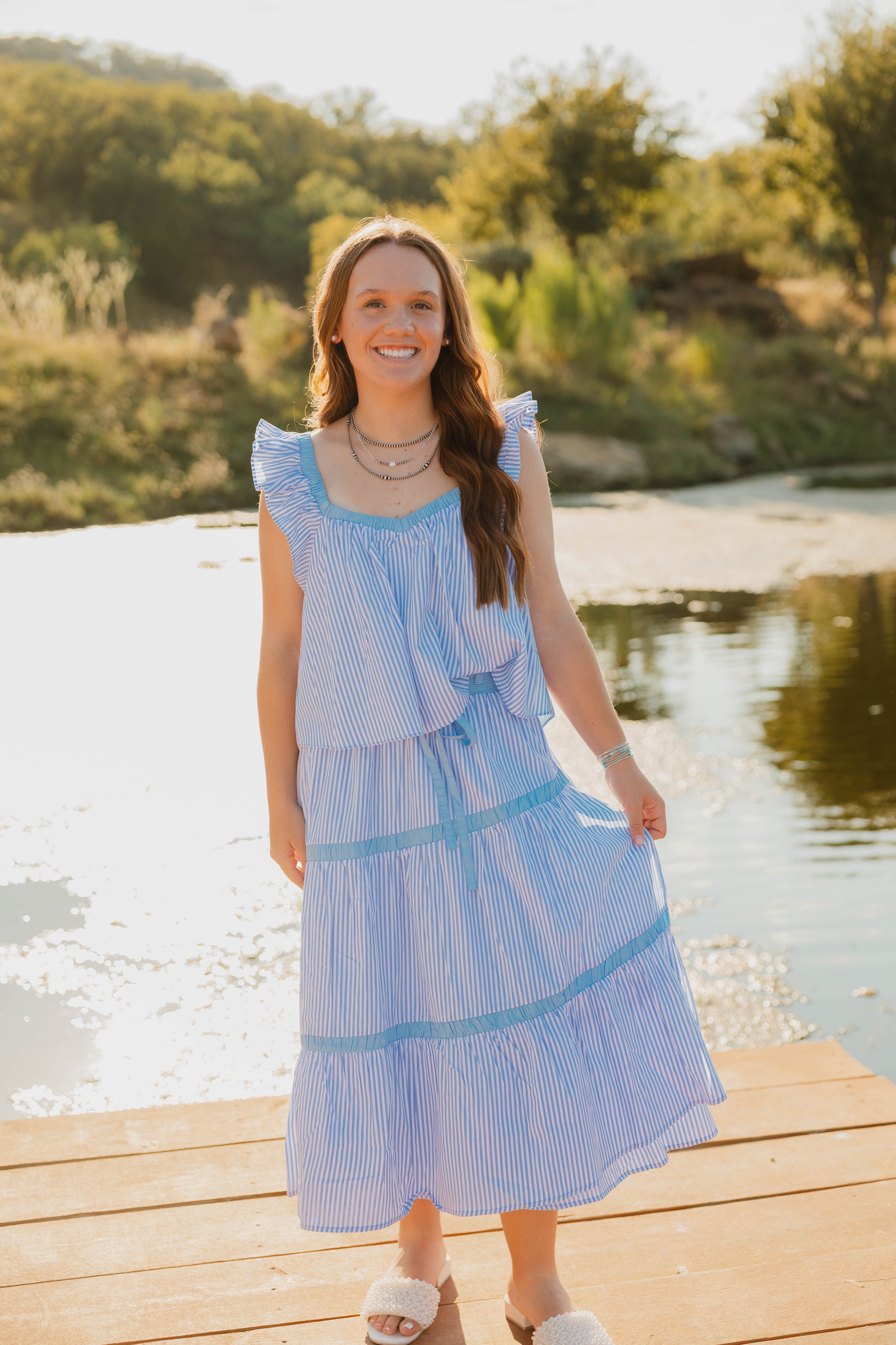 high above water midi skirt