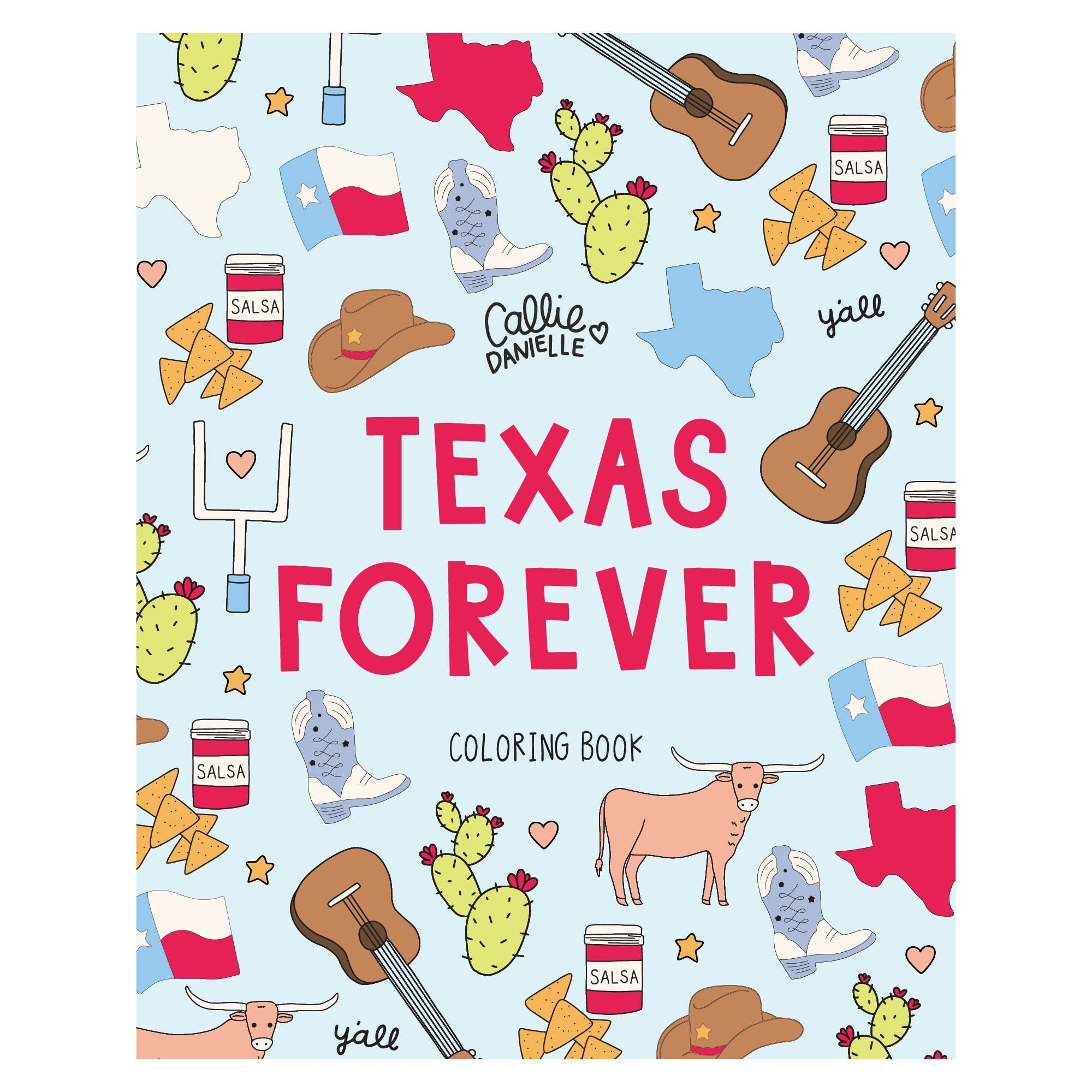 Texas Forever Western Coloring Book