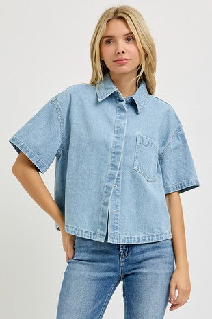 east coast denim top
