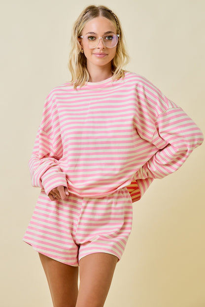 Taylor stripped long sleeve