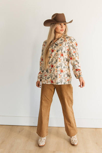 rose cowboy blouse