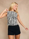 ROWDY ZEBRA TOP