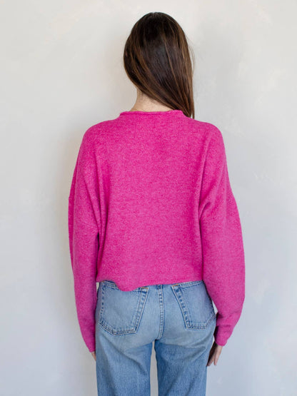 Fuchsia Piper Cardigan