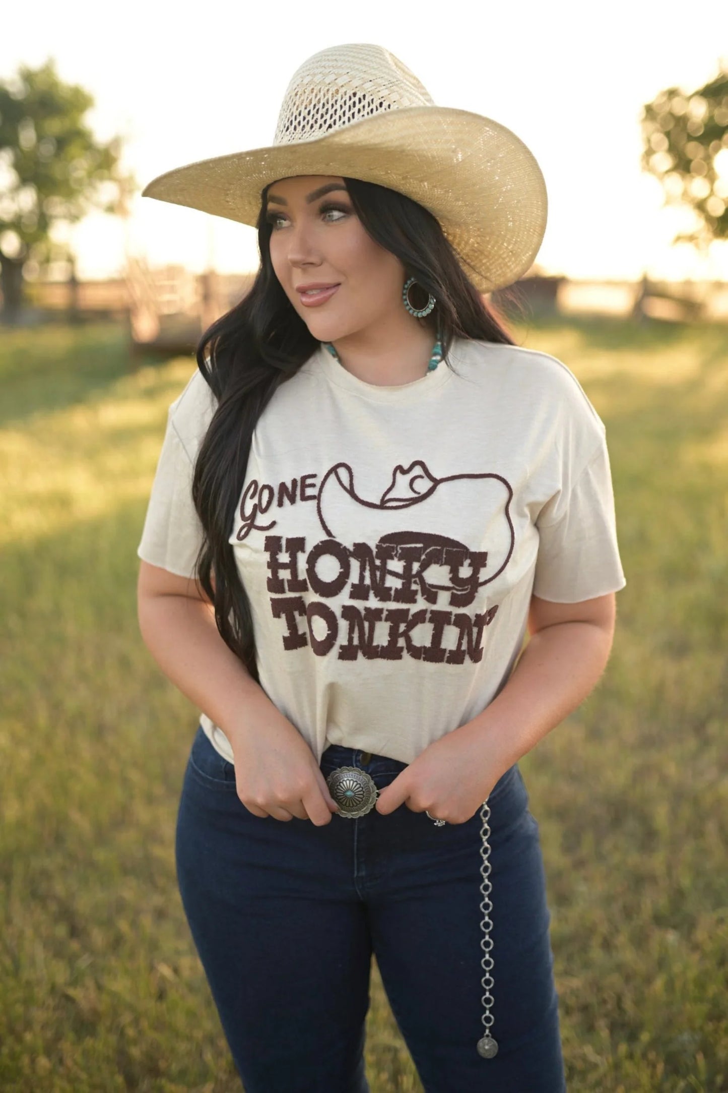 gone honky tonkin tee