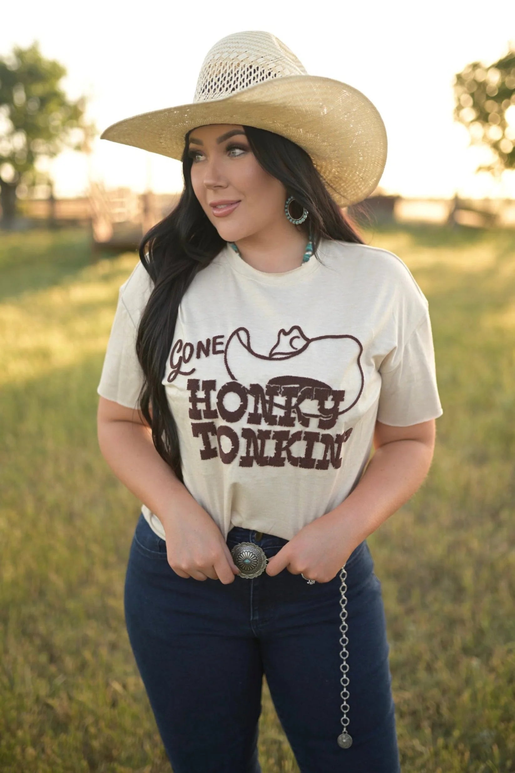 gone honky tonkin tee