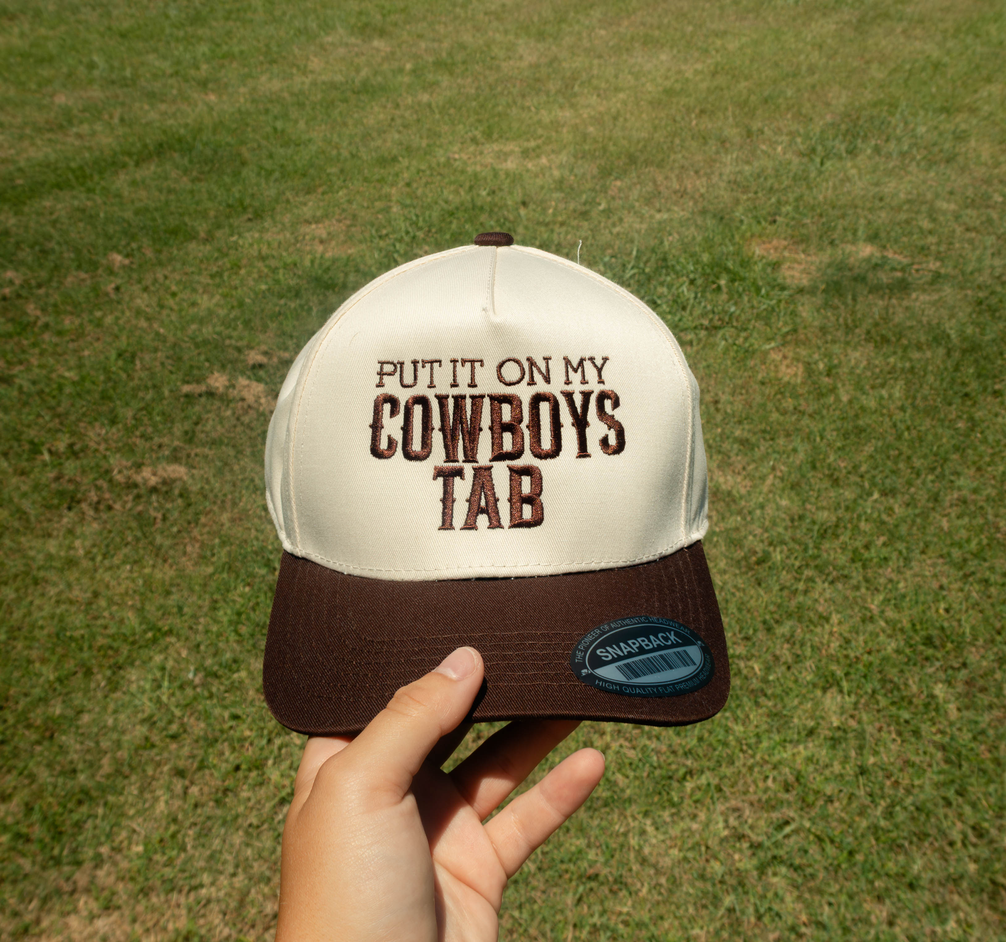 put it on my cowboys tab