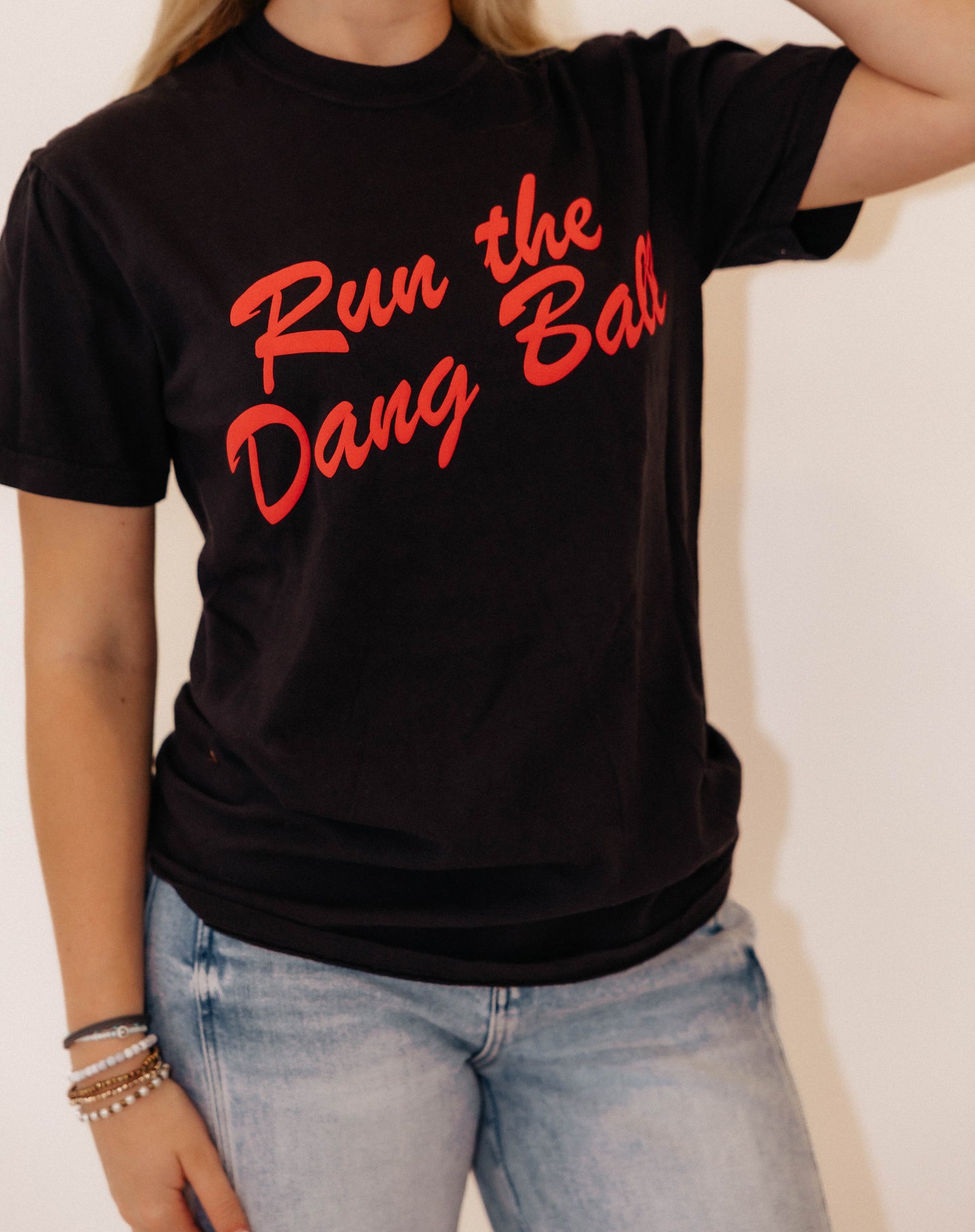 run the dang ball tee