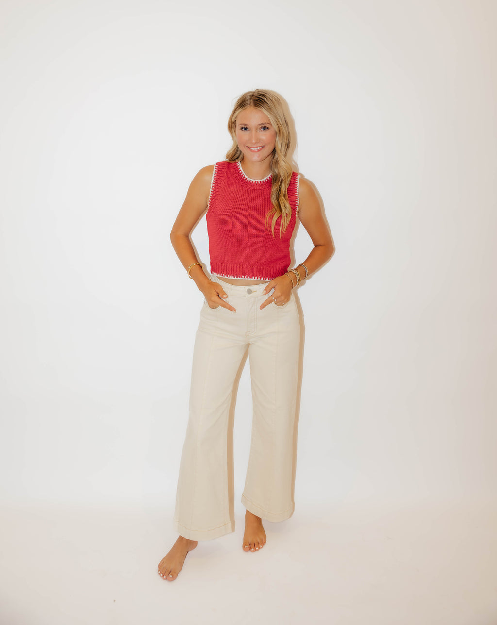 THE CRAB KNITTED SWEATER VEST