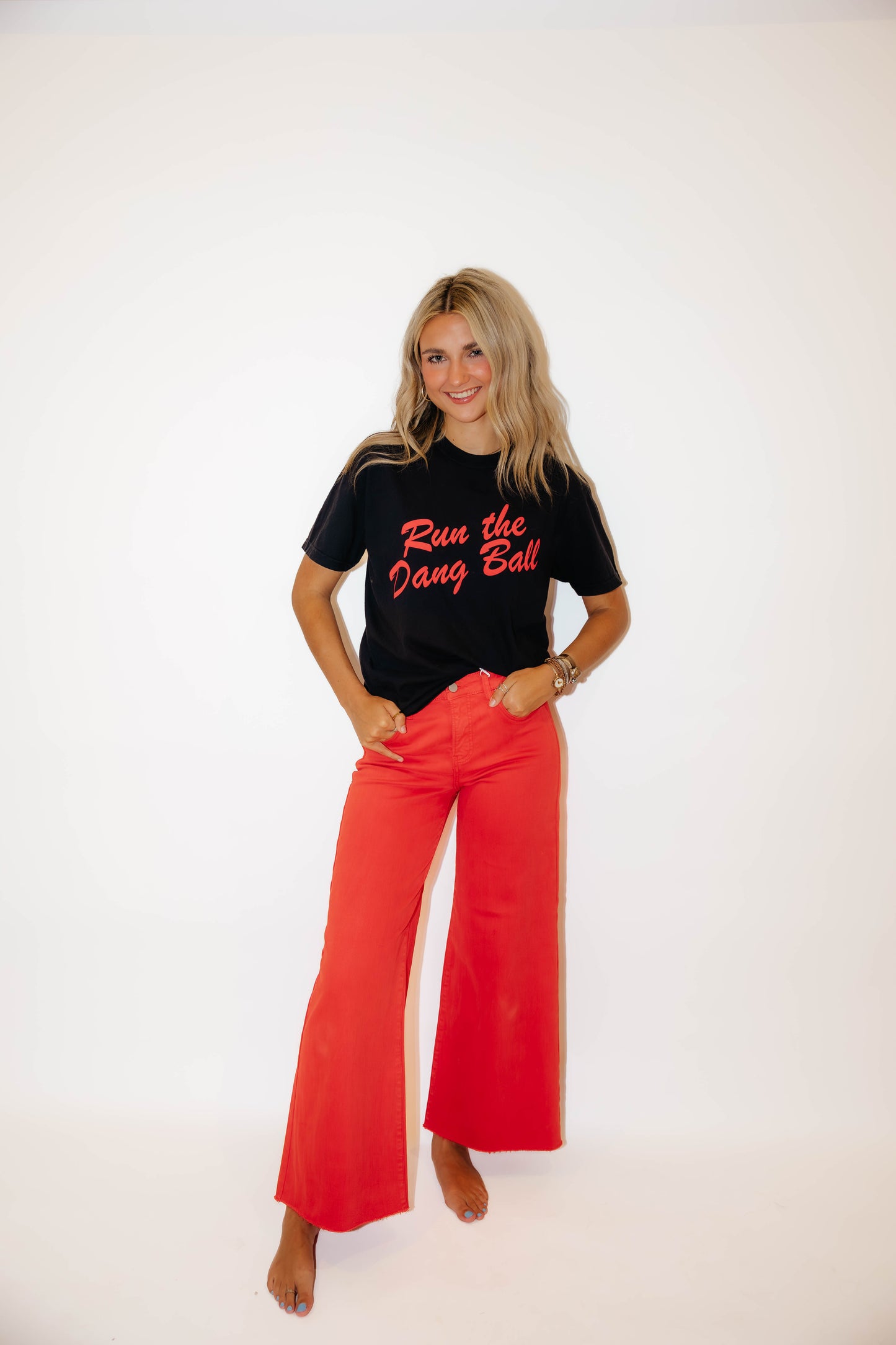 RED CAROLINE JEANS