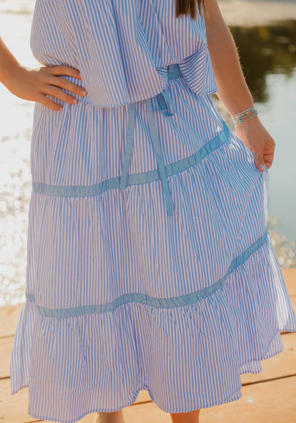high above water midi skirt