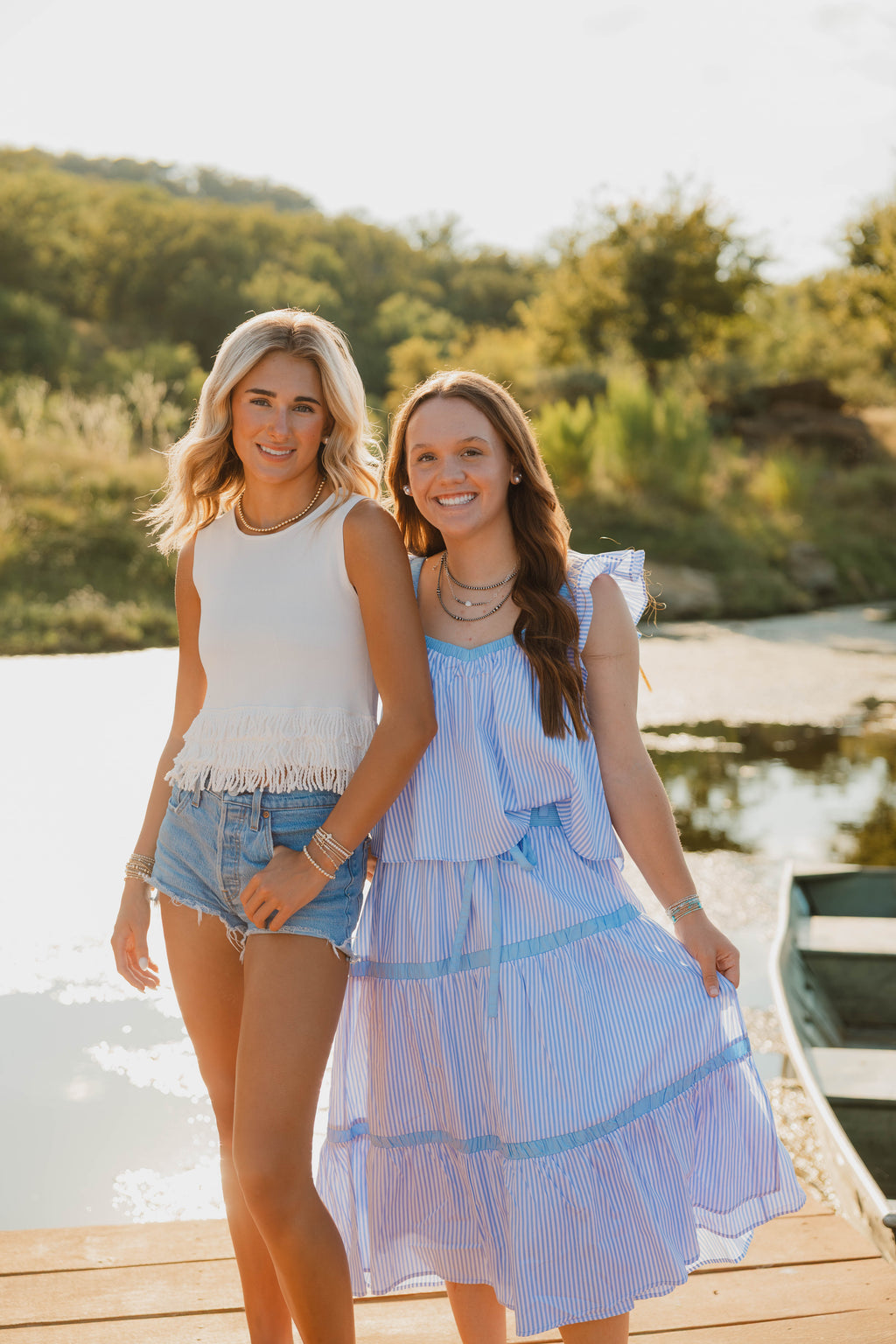 high above water midi skirt