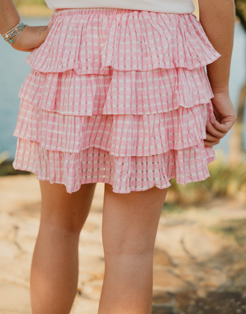 gingham cowgirl skirt