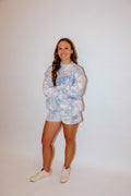 blue camo mockneck