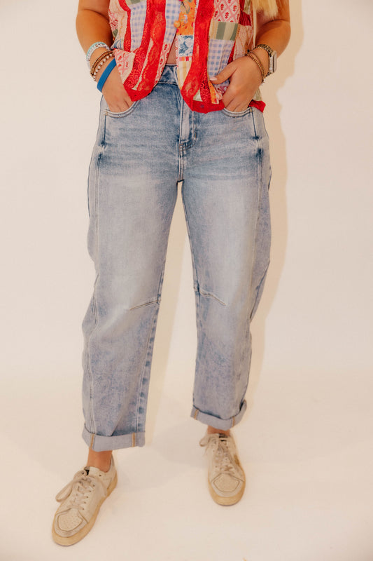 CARLY BARREL JEANS