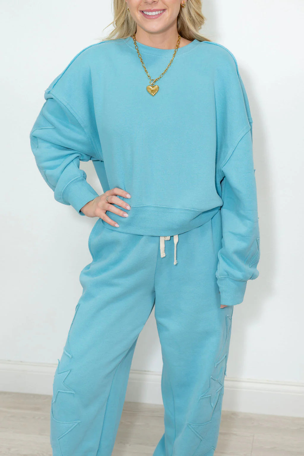 cozy starstruck cropped crew