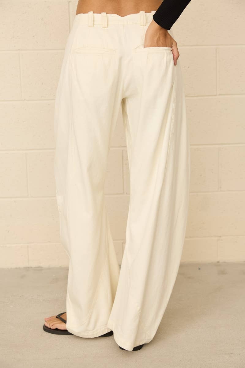 Washed Barrel Chino Pants