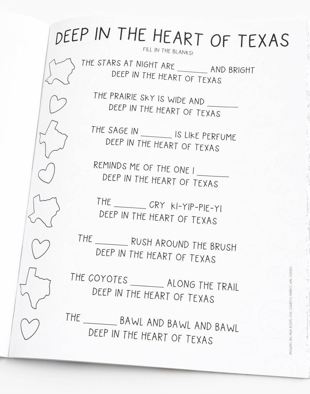 Texas Forever Western Coloring Book