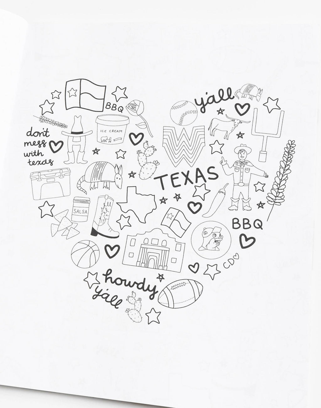 Texas Forever Western Coloring Book