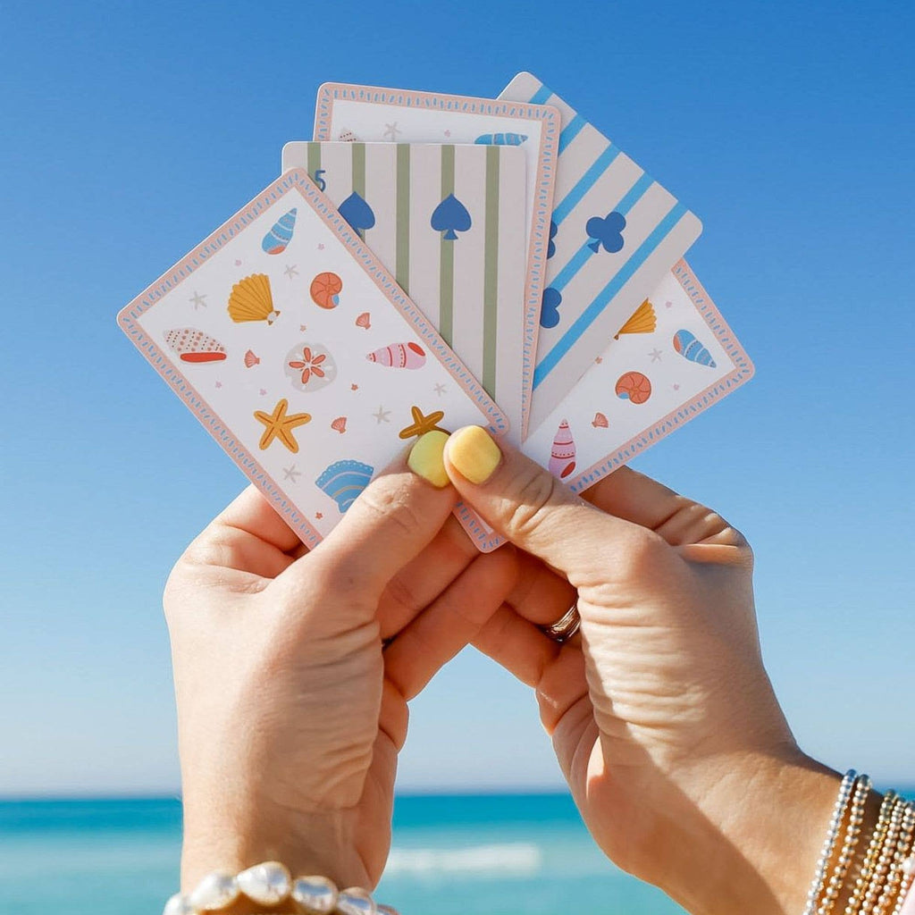 Coastal Seashells Deck of Playing Cards