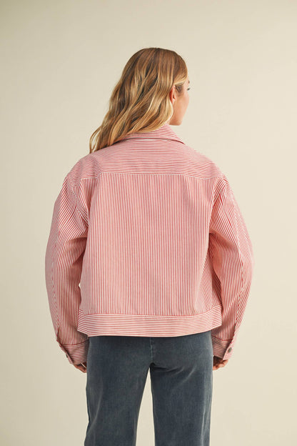 PATCH POCKET ZIP-UP JACKET