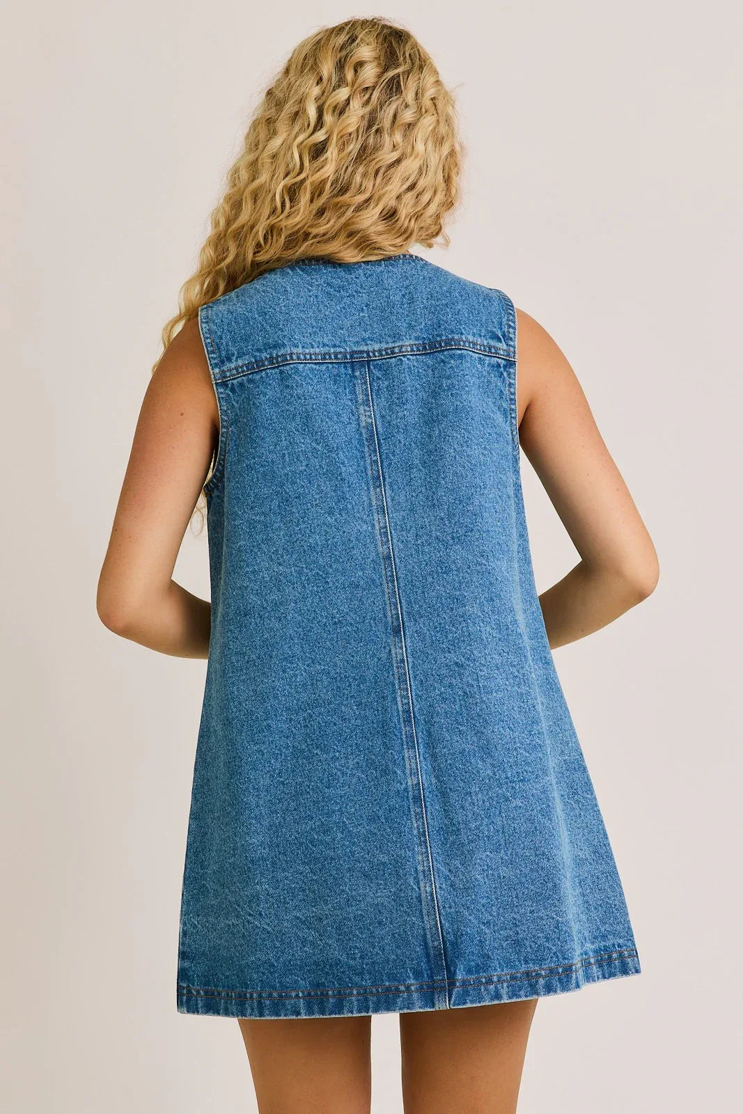 the millie denim dress