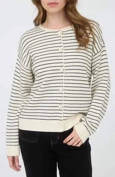 high tide stripped cardigan